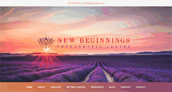 Desktop Screenshot of newbeginningstherapeuticcenter.com